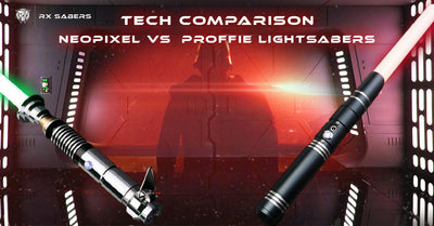 Tech Comparison: Neopixel vs. Proffie Lightsabers